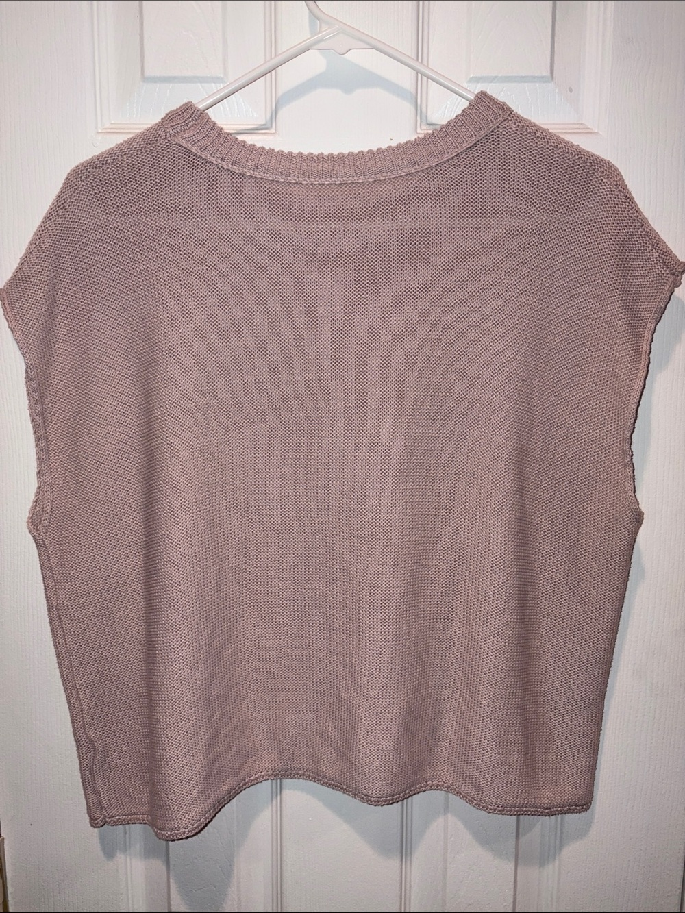 Zenana Outfitters Mauve Knit Sleeveless Sweater Top - Picture 2 of 3